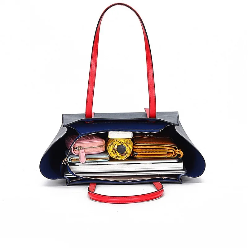 Деловая натуральная кожа Офисные Сумки для женщин высокое качество Большая