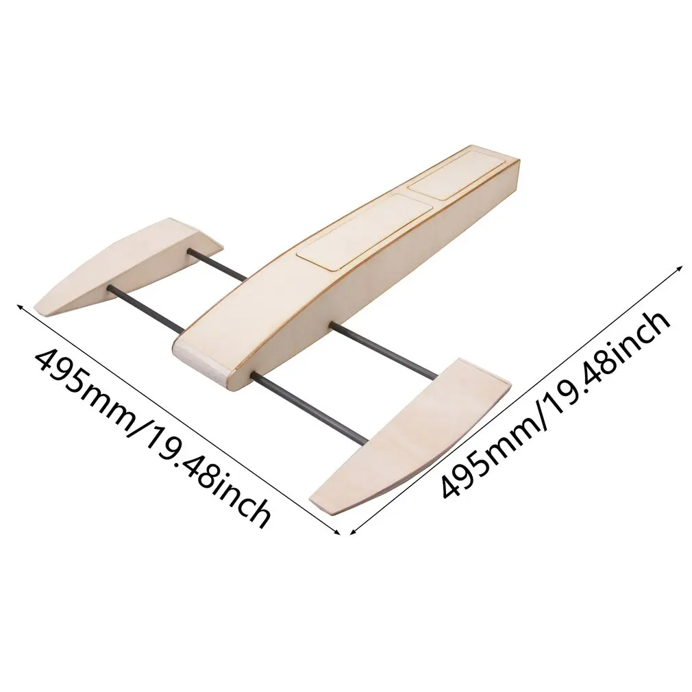 

RC Outrigger Wooden Shrimp Boat Kit RC Speed Boat Outrigger Shrimp Racing Boat Model Building Kits Radio Speedboat