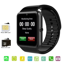 Smart Watches GT08 Clock Sync Notifier Support Sim TF Card Bluetooth Connectivity Android Phone Alloy Smartwatch pk A1 DZ09 Z60
