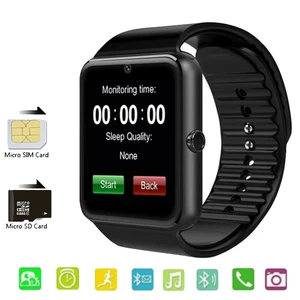smart watches gt08 clock sync notifier support sim tf card bluetooth connectivity android phone alloy smartwatch pk a1 dz09 z60 free global shipping