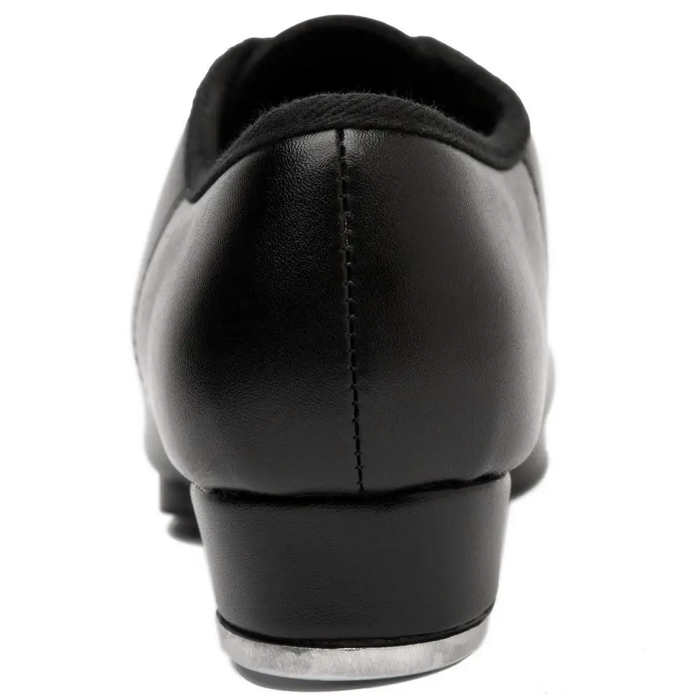 Кожаная обувь унисекс Разделение подошва Джаз Обувь для танцев на шнуровке