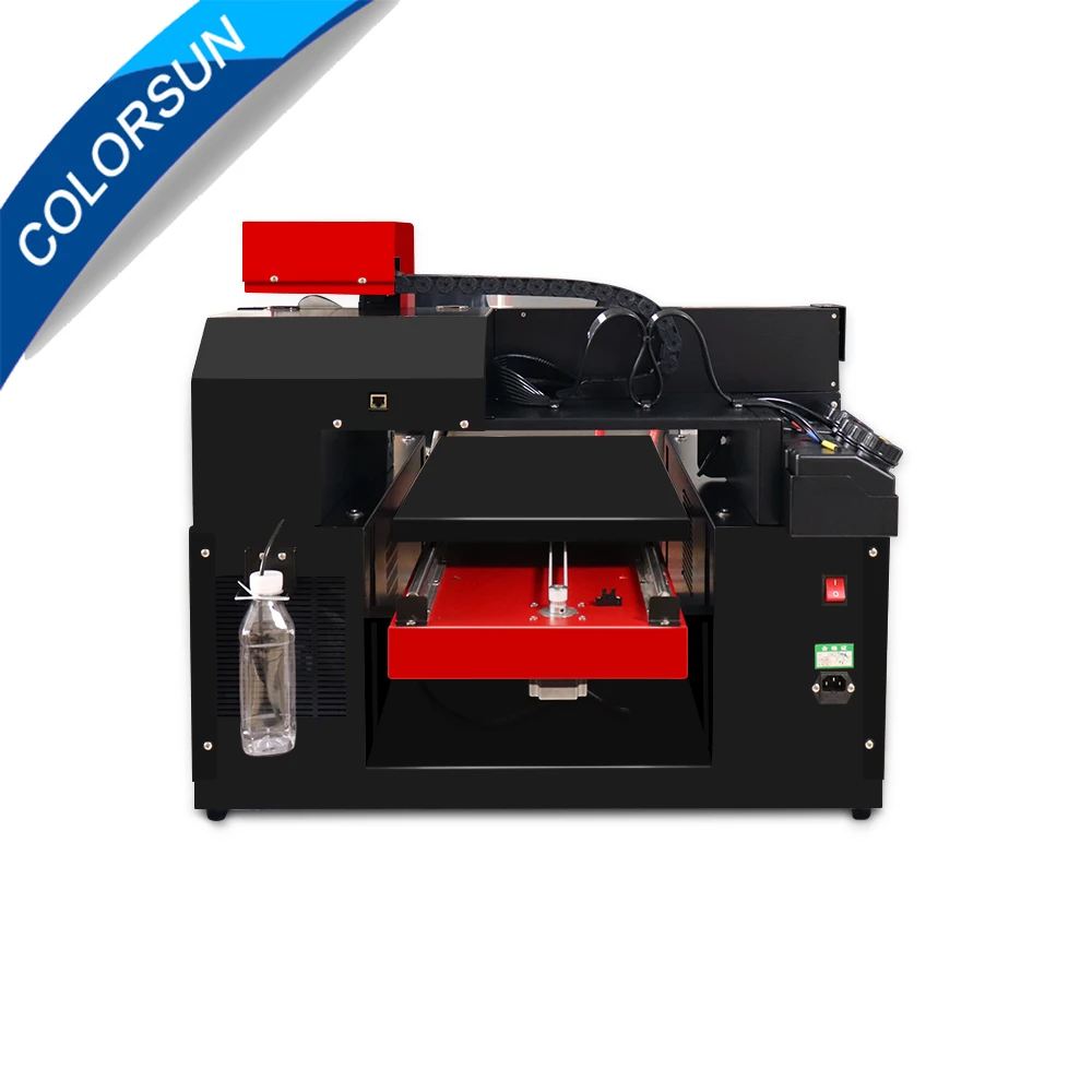 Цветной планшетный принтер A3 + 12 цветов для футболок и текстиля Epson DX9 * 2 330*420 мм с