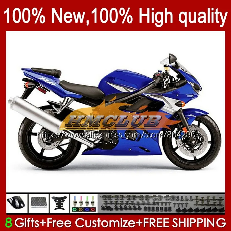 

YZF-R6 корпус для YAMAHA YZF R6 600CC 03-05 YZFR6 03 04 05 57No.81 YZF 600 R 6 YZF-600 YZF600 2003 2004 2005 обтекатель в наличии синий
