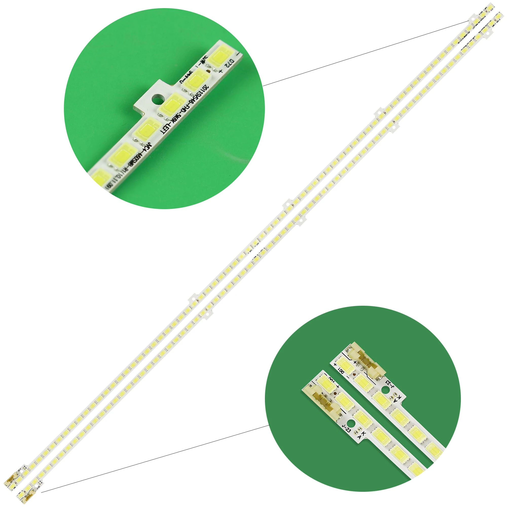 

(New kit) 2 PCS*72LEDs 510mm LED backlight strip 2011SVS46-5K6K-LEFT RIGHT H1B 1CH for UA46D6000SJ BN64-01644A LTJ460HW03-H