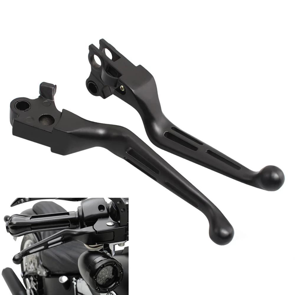 Набор металлических черных тормозных рычагов для мотоцикла рычаг сцепления