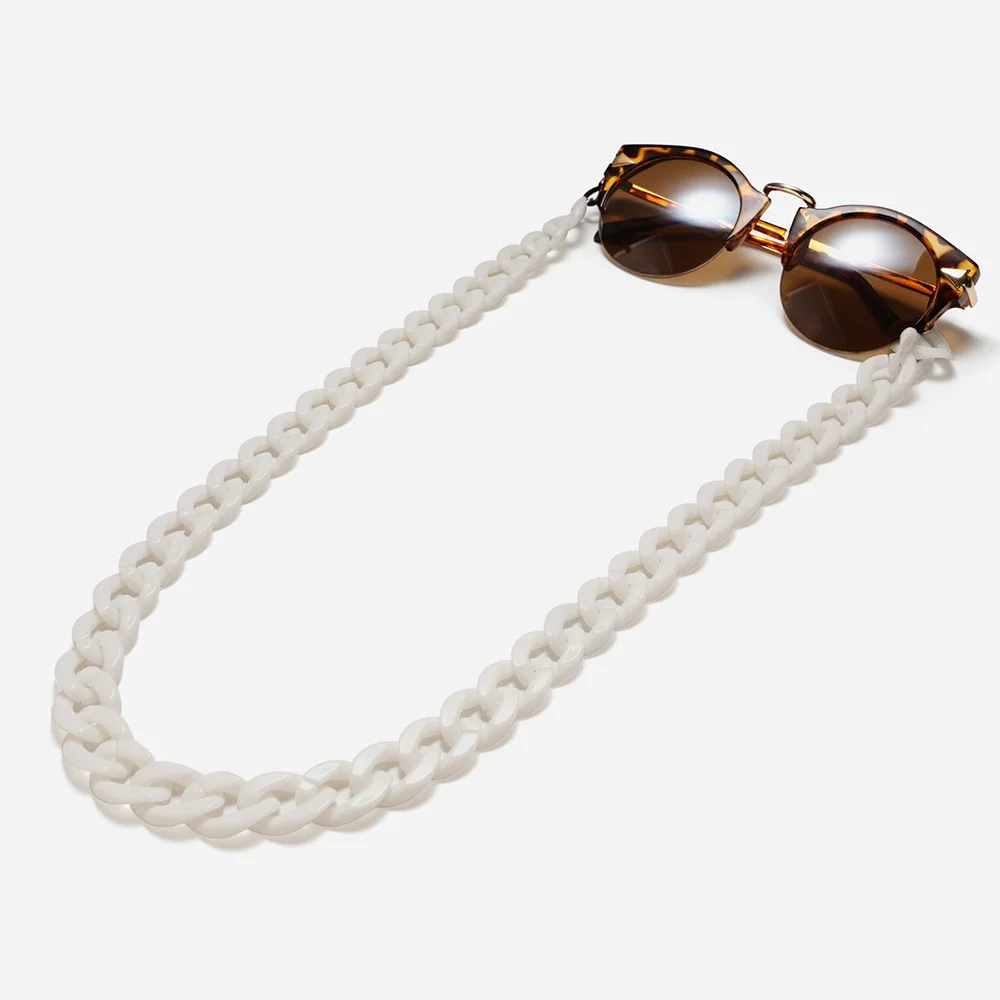 Очки для чтения женские 1 шт. Леопардовый цвет акриловый цепочка солнцезащитных