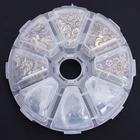 Набор прокладок 4008001600 шт., нейлоновые износостойкие прокладки, 8 размеров, аксессуары для парикмахерских ножниц, PJ-0010