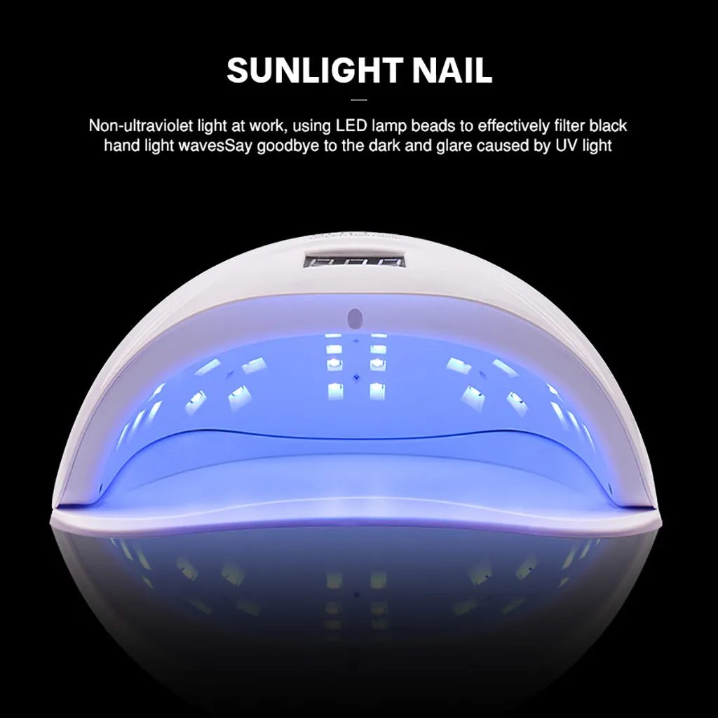 Лампа УФ/LED для сушки ногтей сушилка с ЖК-дисплеем гель-лака инструменты нейл-арта