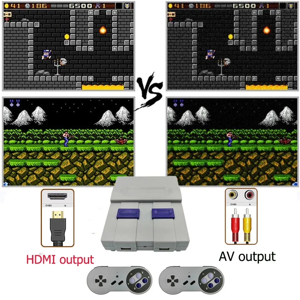 Мини HD AV беспроводной ретро видео Игровая приставка с джойстиком TV Ручной