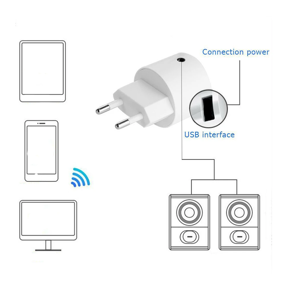 3 5 мм беспроводной bluetooth-приемник V4.2 аудио адаптер для зарядного устройства