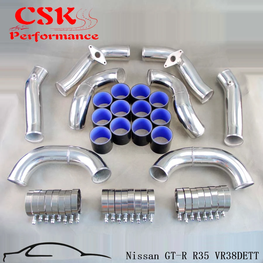 Комплект прочных впускных труб INTERCOOLER Подходит для Nissan GT R R35 VR38DETT VR38