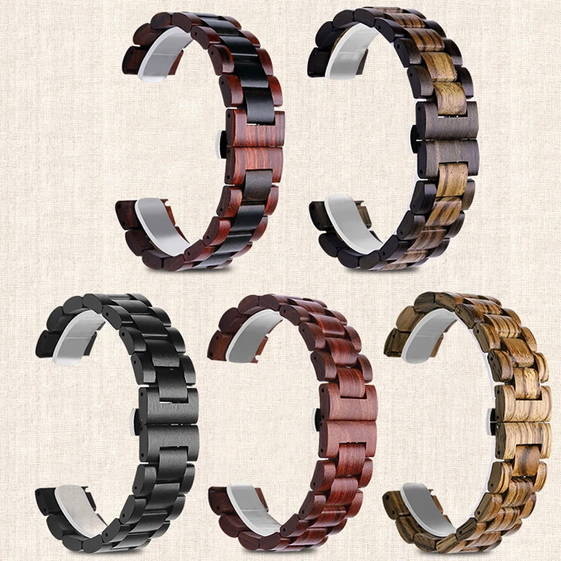 Ремешок под дерево для Xiaomi Huami Amazfit GTR 47 мм Stratos 3/2/2S сменный Браслет смарт-часов Bip/Bip