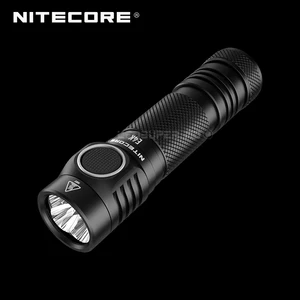 Фонарик NITECORE E4K следующего поколения, 4400 люмен, 4 светодиода CREE XP-L2, V6, 21700, компактный фонарик для повседневного использования с литий-ионным аккумулятором 5000 мАч