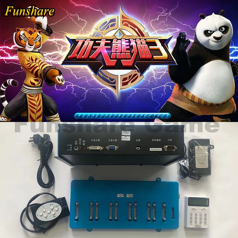 

BEST MATH Model Kung Fu Panda 3 Fish Hunter Shooter Gambling Machine Arcade Game Kit
