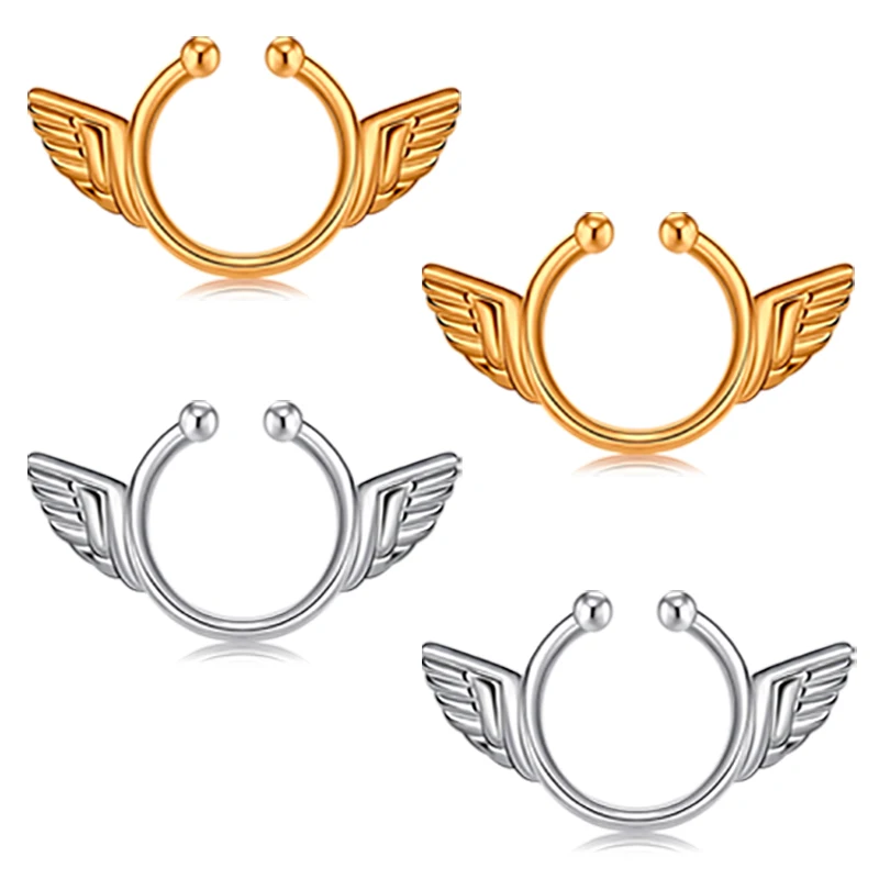Кольцо для сосков Angel Wings хирургическое стальное кольцо 316L соска|Украшения тела| |