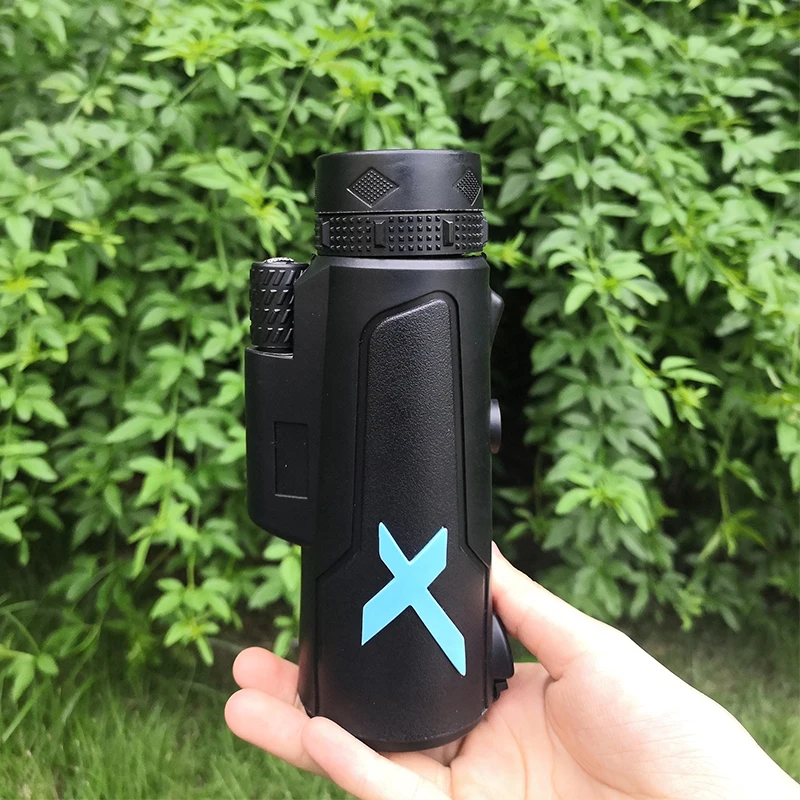 Мощный монокулярный телескоп 12X50 HD широкоугольная труба профессиональная для