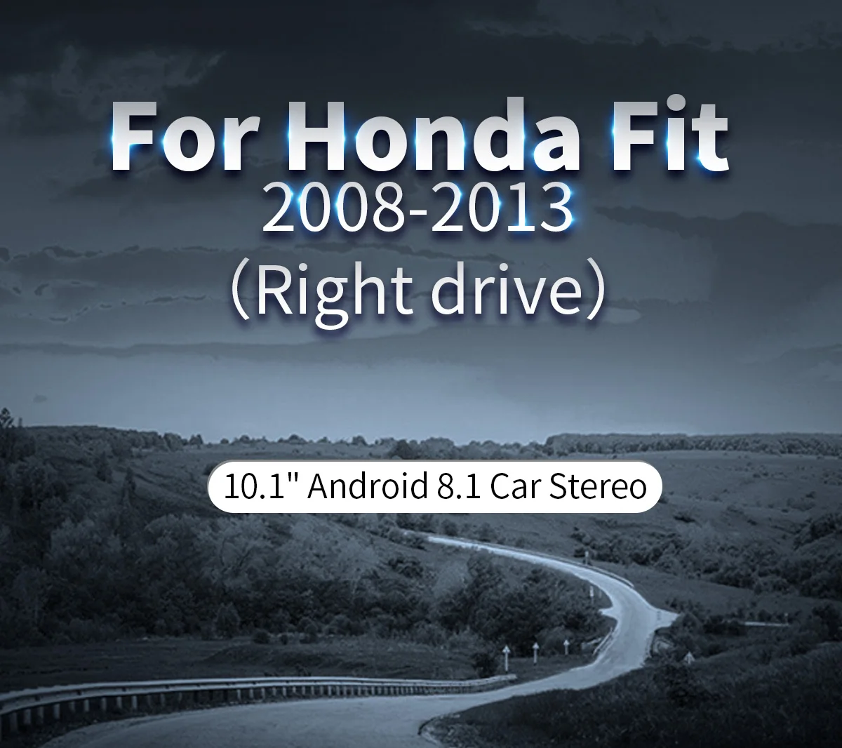 Радуясь Android Авторадио автомобиля Радио Стерео gps головное устройство для Honda Fit/Jazz 2008-2013 правый Привод 10 ''ips автомобильный мультимедийный плеер