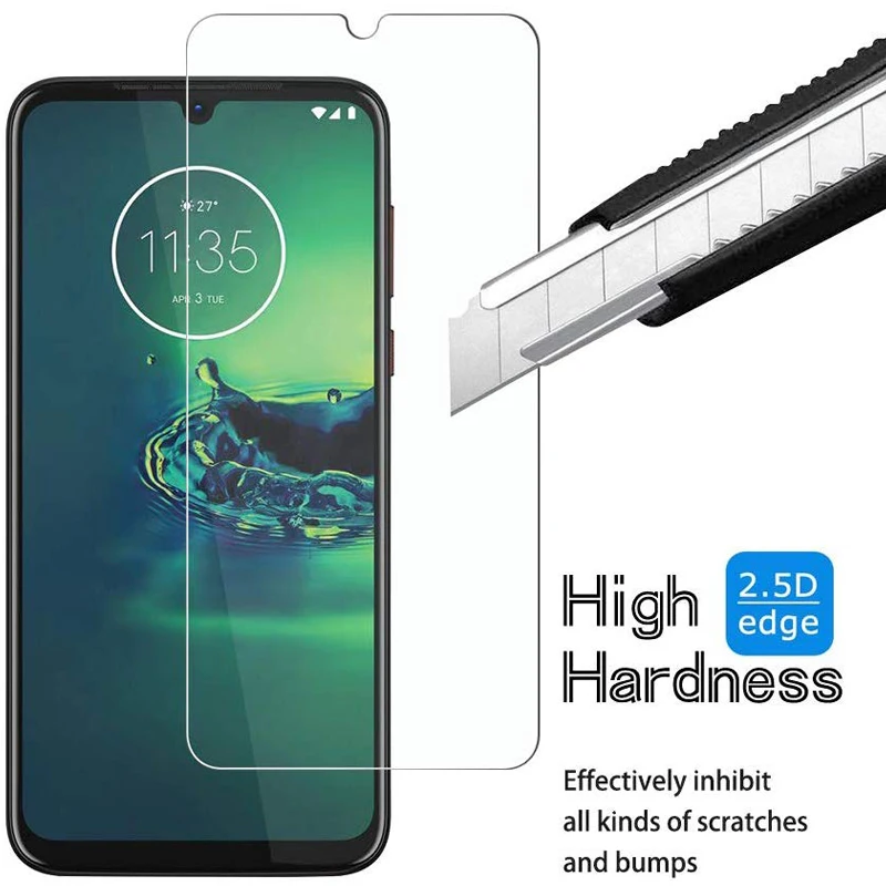 Закаленное стекло для Motorola Moto G8 Plus защитное протектор экрана Play|Защитные стёкла и