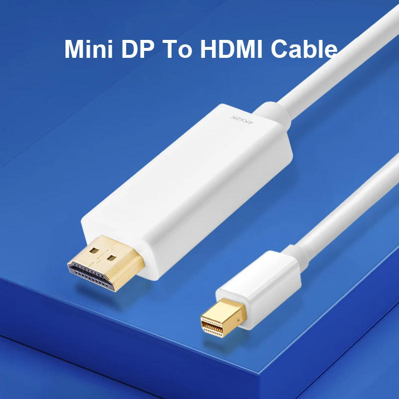 Bkscy Mini DP к HDMI корпусу Display Port К кабелю для ноутбука MacBook Air Pro подключенному большому