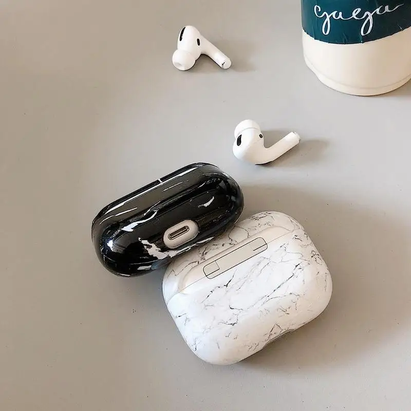 Силиконовый чехол Airpod, беспроводной Bluetooth чехол для Airpod 3, чехол для Apple Air Pods Pro, 3D мраморный чехол для Airpods Pro
