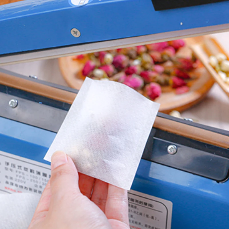 1000 шт. 70X90 мм Одноразовые горячей печатью Чай сумки пустой фильтр Бумага для