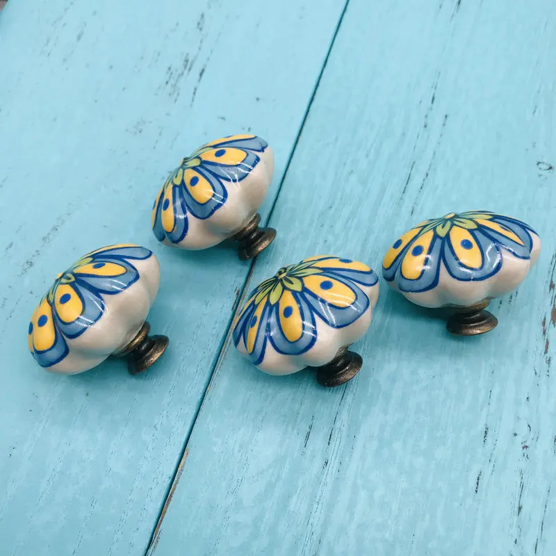 Керамические ручки для ящиков детской комнаты дверная ручка шкафа креативные с