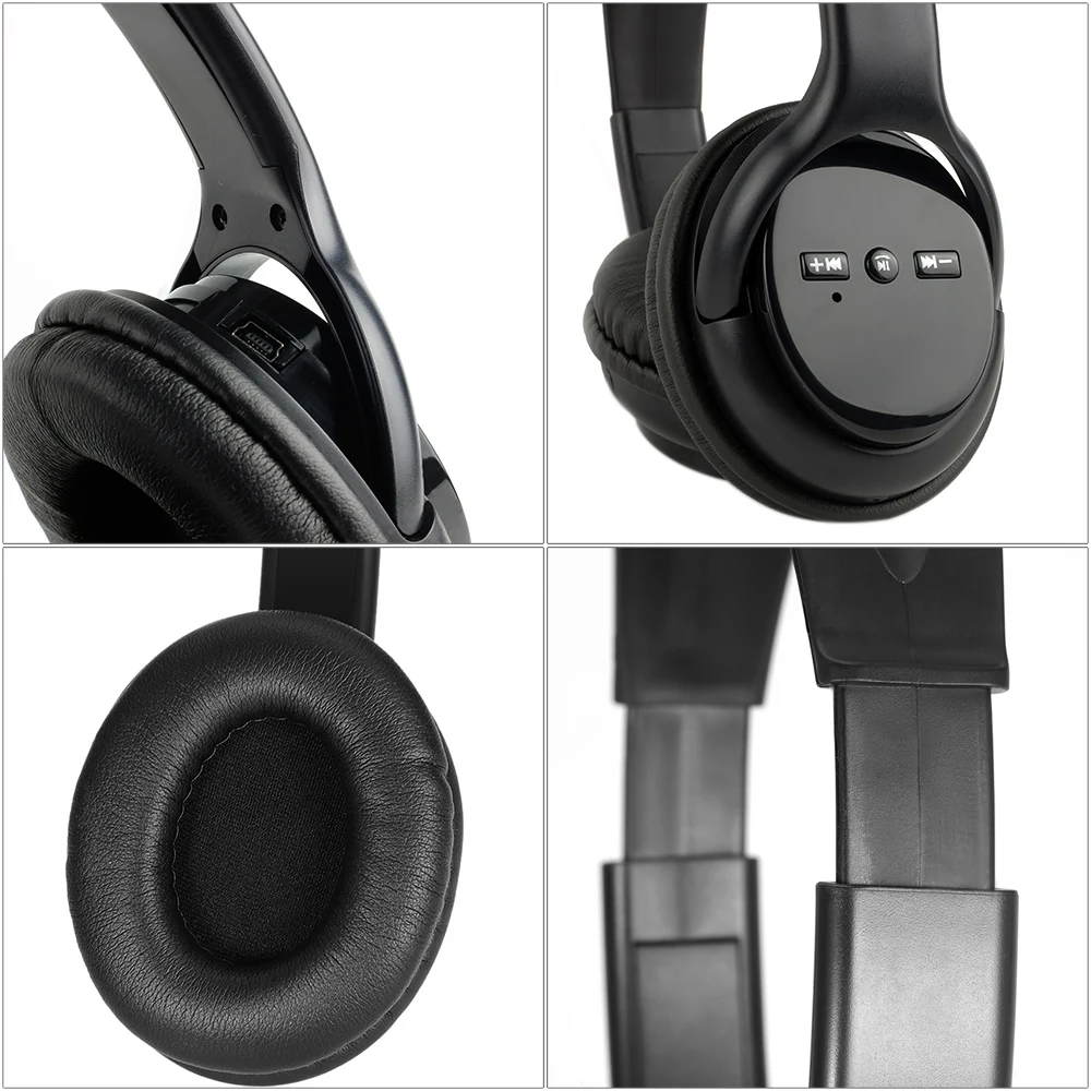 Wireless Bluetooth Headsets Over-ear Earphone Hands-free with Mic MusicHeadphone for iPhone 7 8 Plus Samsung Galaxy | Электроника