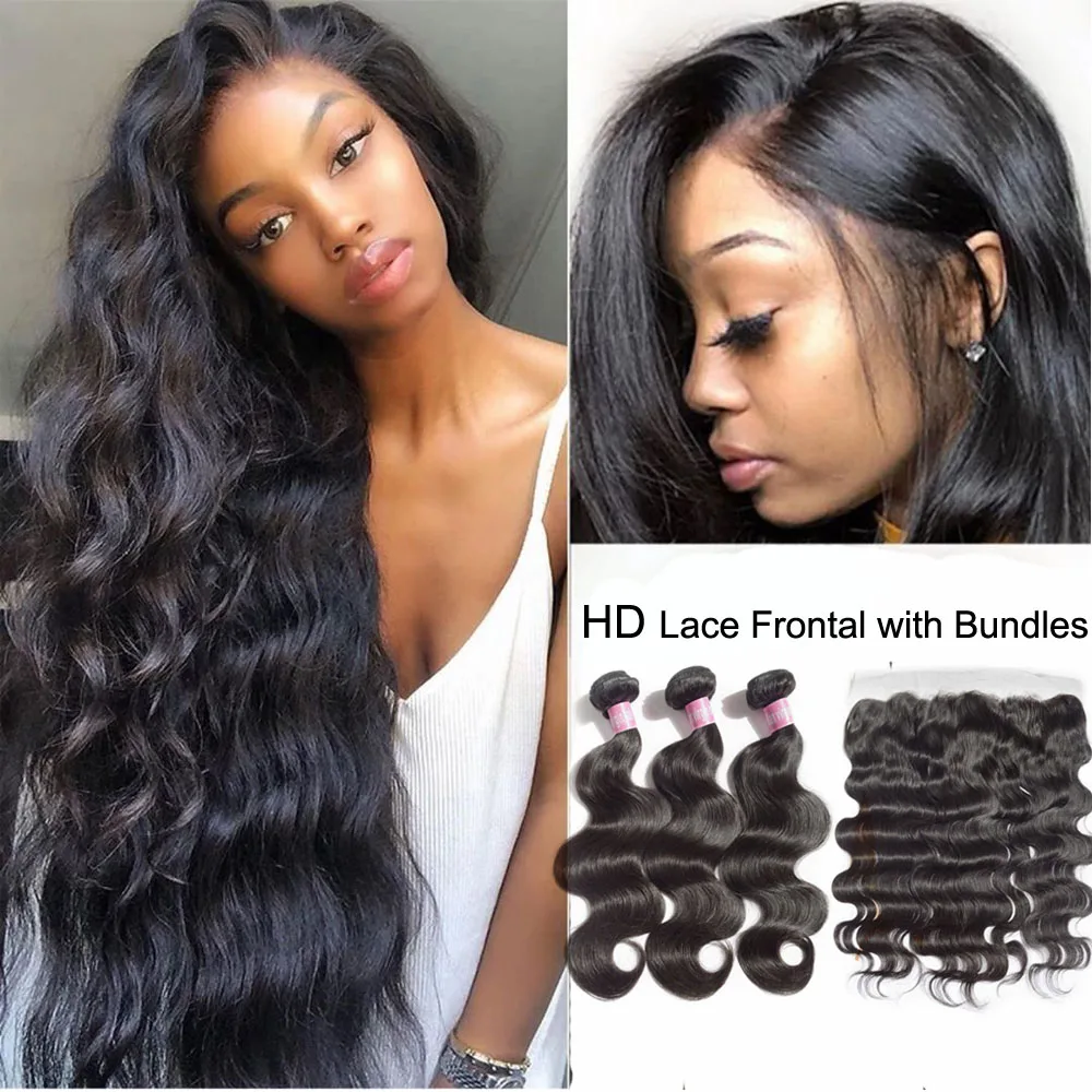 JayMay HD кружевная Фронтальная застежка с пучками перуанские Виргинские волнистые