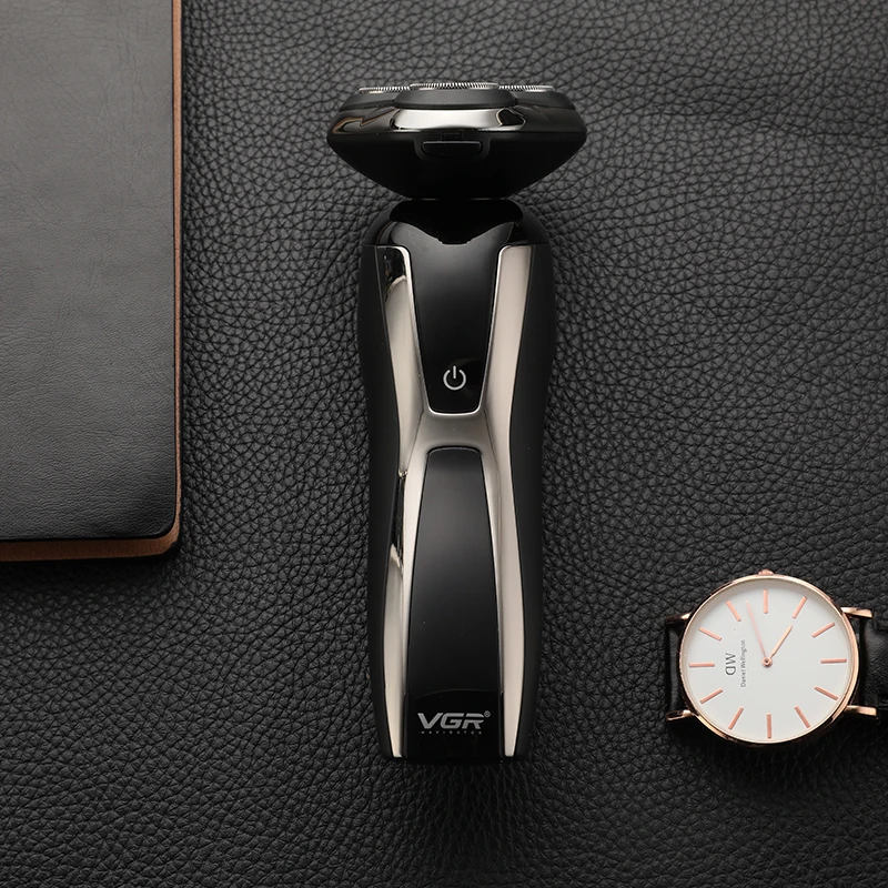Мужская перезаряжаемая электробритва водонепроницаемая для влажного и сухого