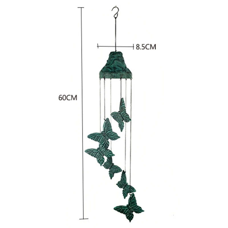 

Butterfly Wind Chimes Outdoor, Metal Wind Chimes, Suitable for Home, Courtyard, Porch, Garden or Backyard