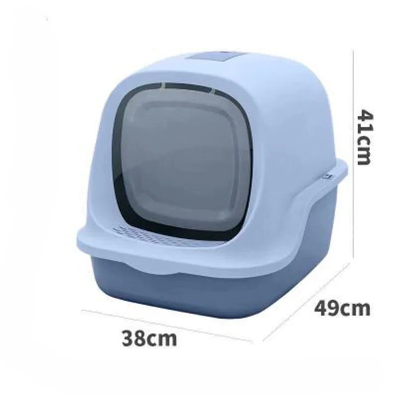 

Large Cat Litter Box Fully Enclosed Cats Toilet Flip Type Odor Proof And Splash Proof Cats Litter Basin Pet Products