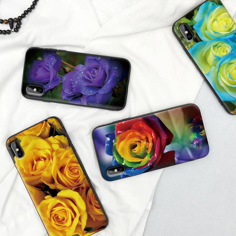 Фиолетовый желтый цветок теплый чехол для телефона iPhone 11 Pro Max X XS XR 8 7 6 5 s Plus