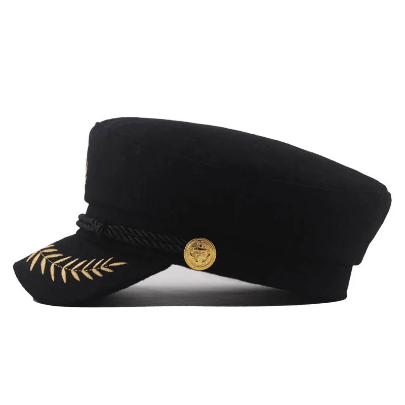 Женские шапки в стиле милитари QDKPOTC на осень и зиму модные унисекс с вышивкой