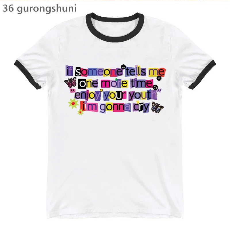 

Women'S Clothing Olivia Rodrigo Sour Print T-Shirt Femme Funny White Tshirt Female Hip Hop Summer Fashion T Shirt Streetwear