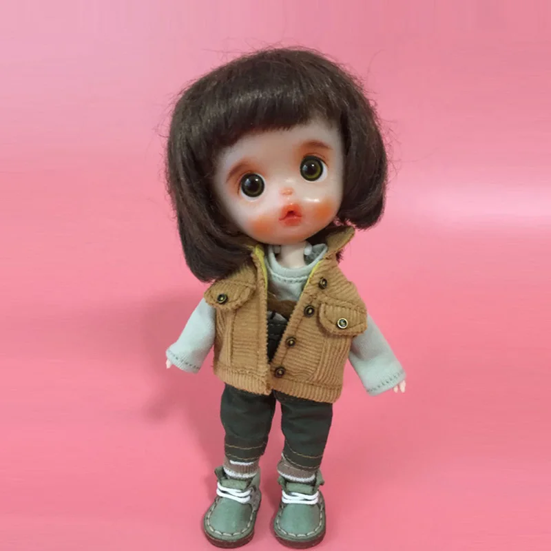 Ob11 детская одежда глина GSC BJD с длинным рукавом пальто брюки носки обувь Кукла