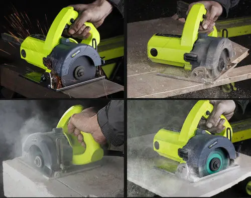 

220V High Power Multi-function Electric Wood Metal Marble Tile Brick Cutter Saw 1500W 110mm