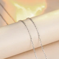 100 925 sterling silver fine jewelry 18 inches necklaces for women adjustable o chain exquisite gifts factory price wholesale
