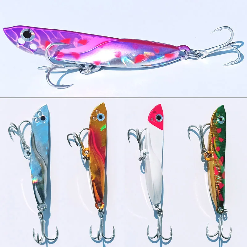 5 шт. 14 г/20 г новинка японская приманка с лезвием для морского окуня металлическая