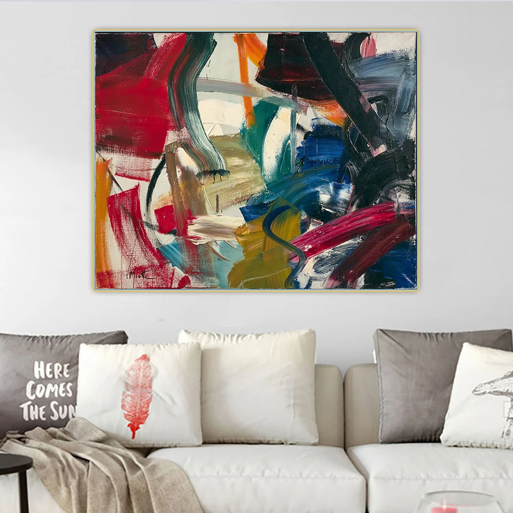 Жан Miotte 《 увлечение 》 абстрактный экспрессионизм холсте маслом современная