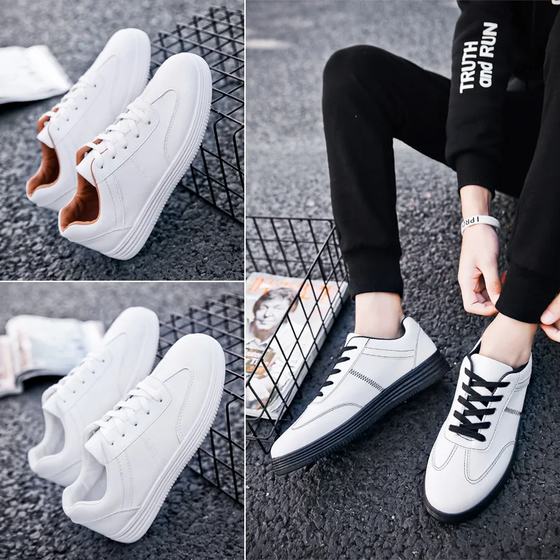 QWEDF Мужская обувь Сезон весна-осень Повседневная кожаная с перепонкой между