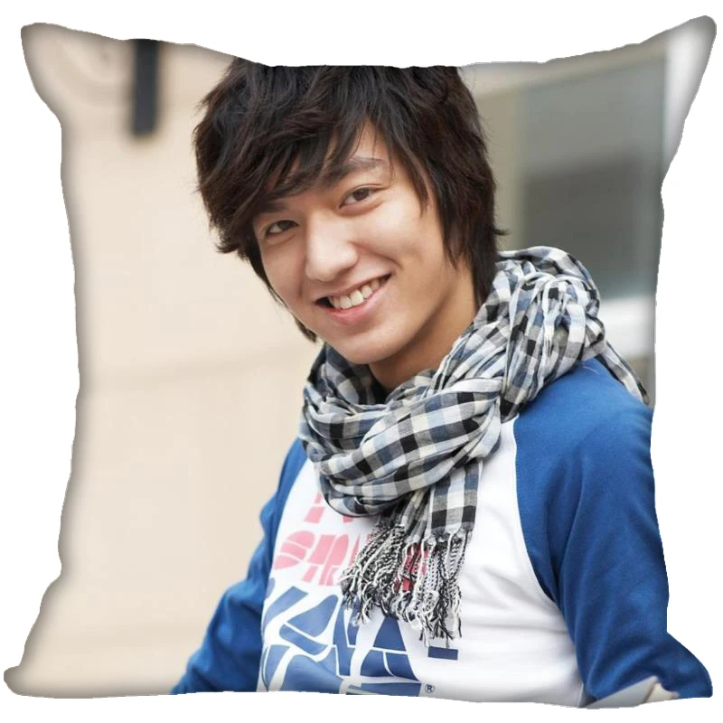 Новое поступление Lee Min ho наволочка для спальни для дома или офиса, декоративные наволочки квадратная Подушка на молнии Наволочки мягкие атласные не выцветают - Цвет: 15