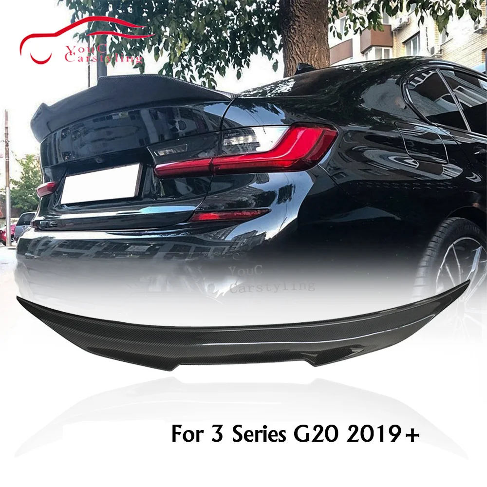 G20 углеродного волокна PSM Стиль спойлер для BMW 3 серии 4 дверный седан задний