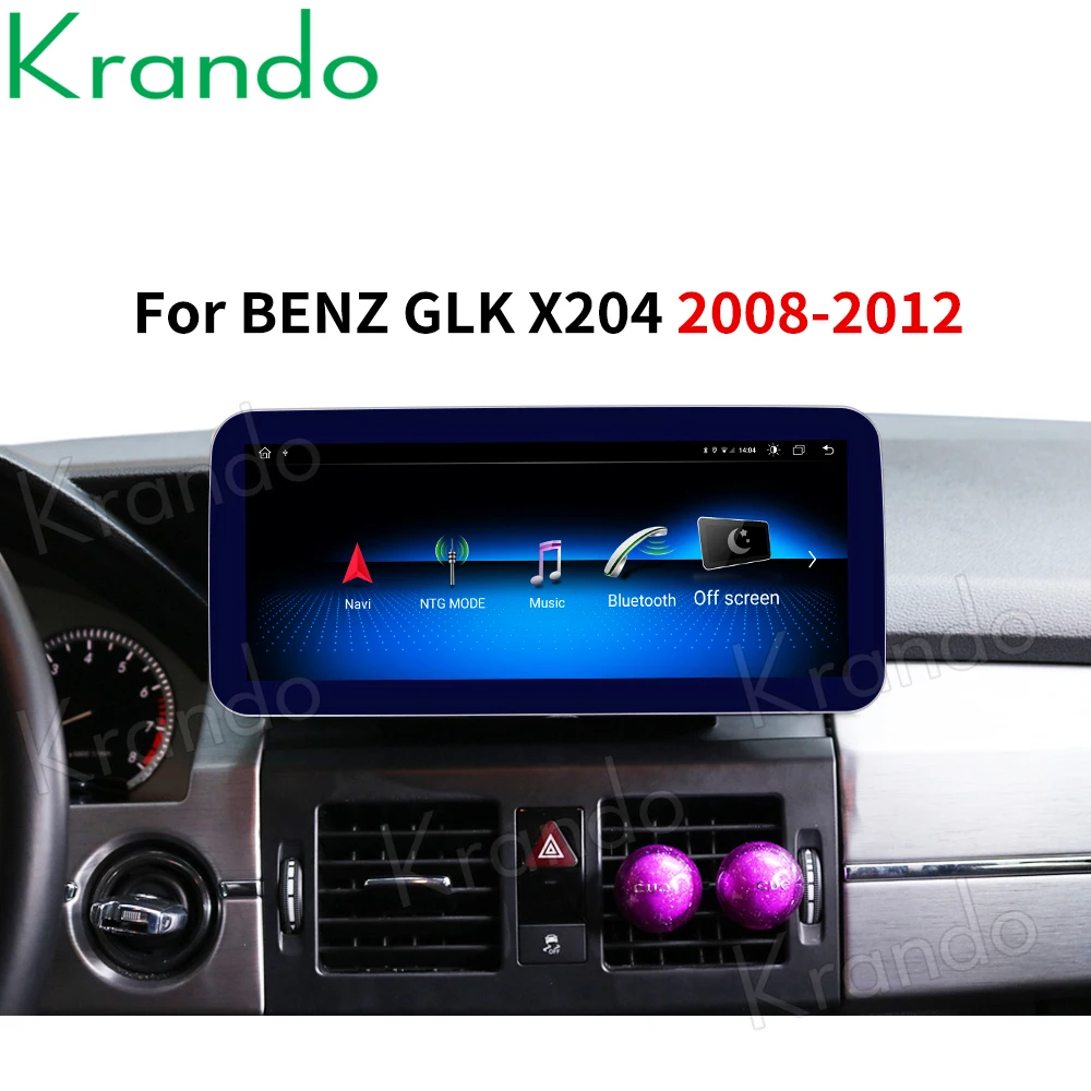 Автомобильный радиоприемник Krando Android 10 0 25 дюйма dvd-навигация для BENZ GLK 2008-2016