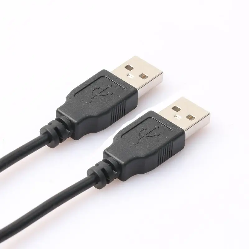 Двойной USB компьютера Удлинительный кабель 0 5 м 1 2 Тип Папа папа A входящий Штекер