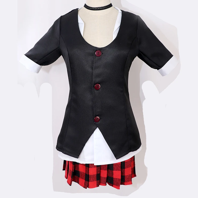 

Danganronpa Cosplay Anime Dangan Ronpa Junko Enoshima Cosplay Costume School Uniforms Game Outfits Suits Prop Monokuma