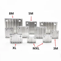 1pcs connection clamping plate 2gt2ms2m timing belt aluminum arc connector clamping tooth plate width 610mm