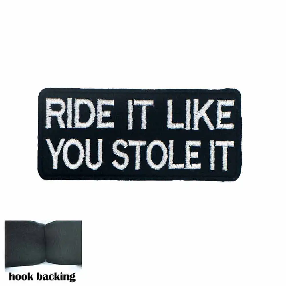 Нашивки для байкеров и мотоциклов с вышивкой креплением на крючок | Дом сад