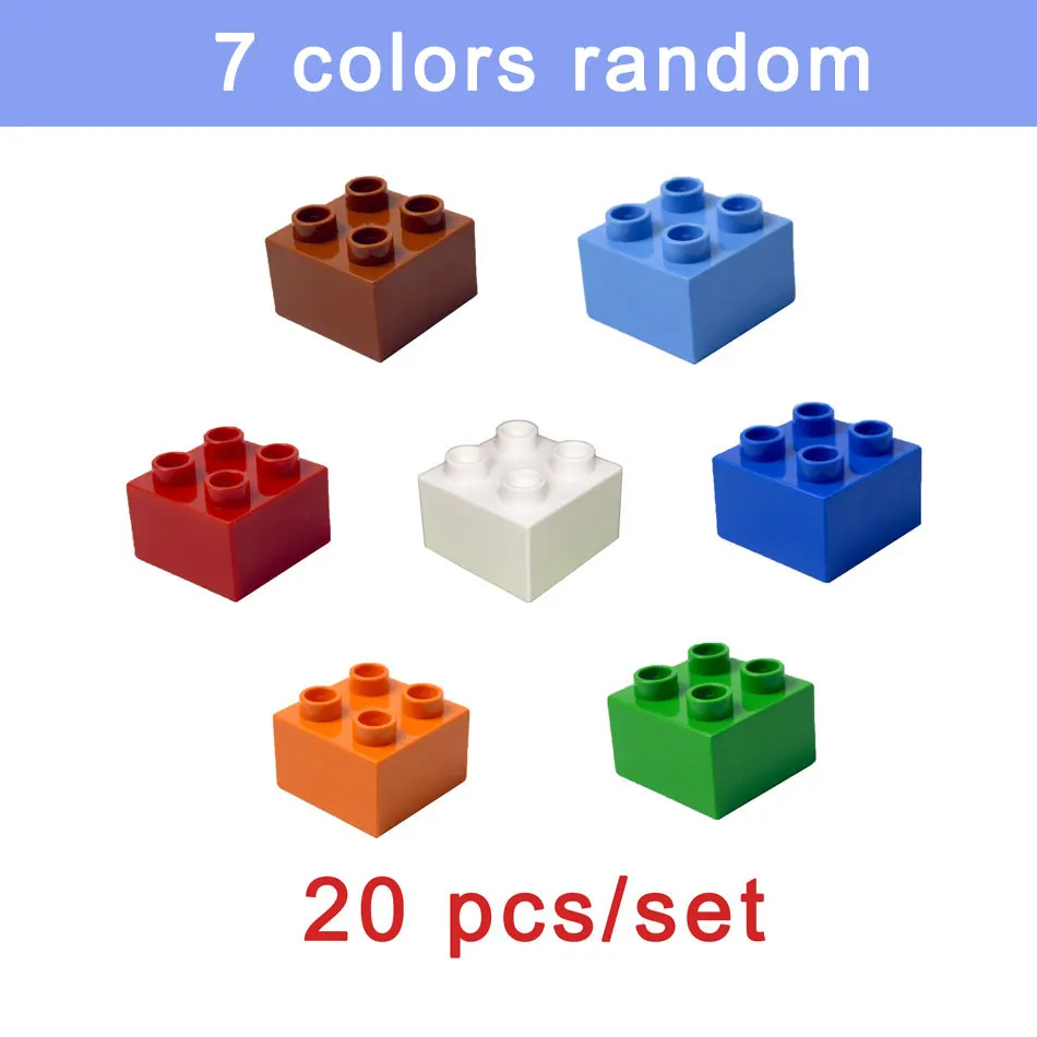 

Large Building Block bricks DIY Classic Piece Big size Dot Brick Toy accessories Compatible All Brands Big block Parts D62663