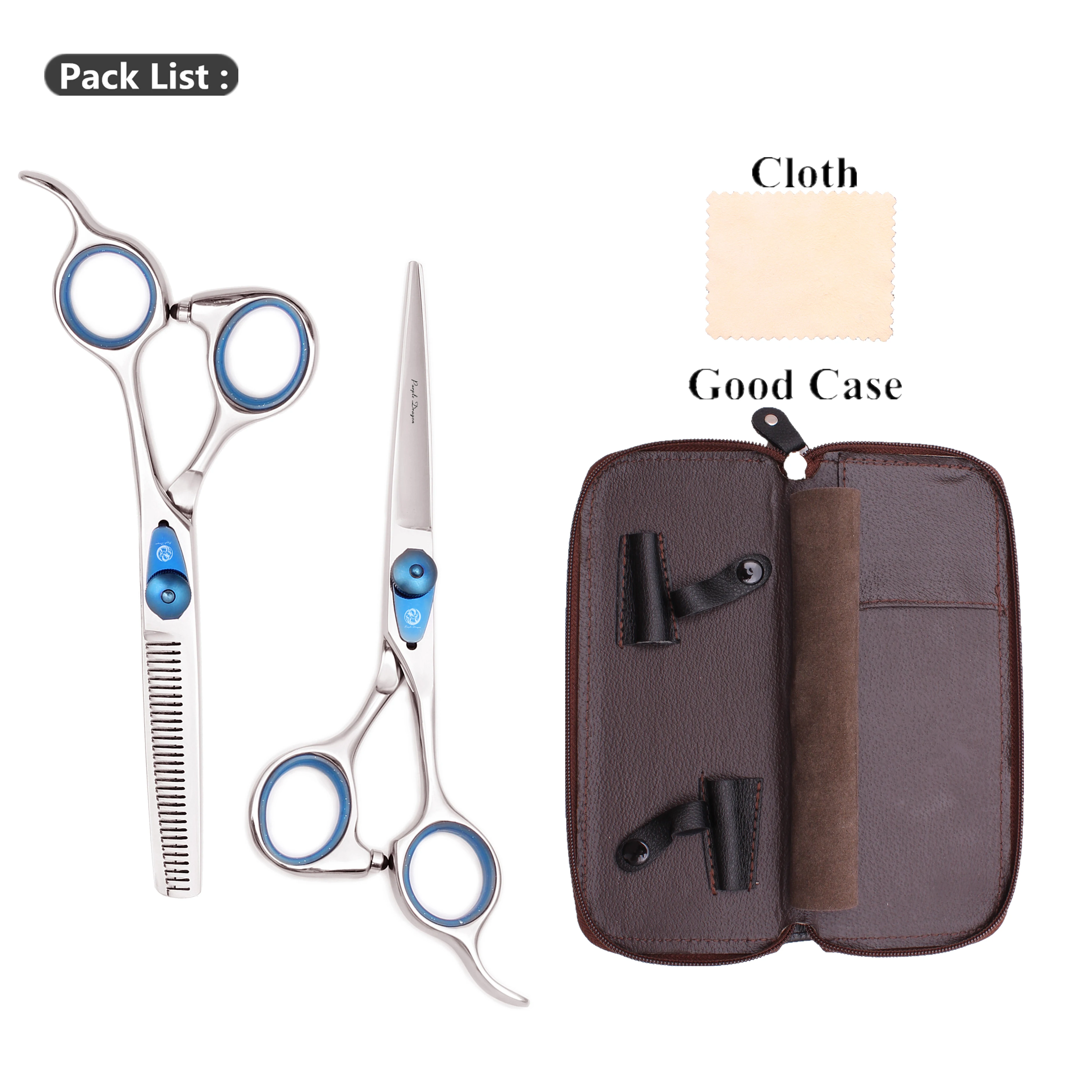 Ножницы для стрижки 6 0 &quotфиолетовый дракон JP из нержавеющей стали