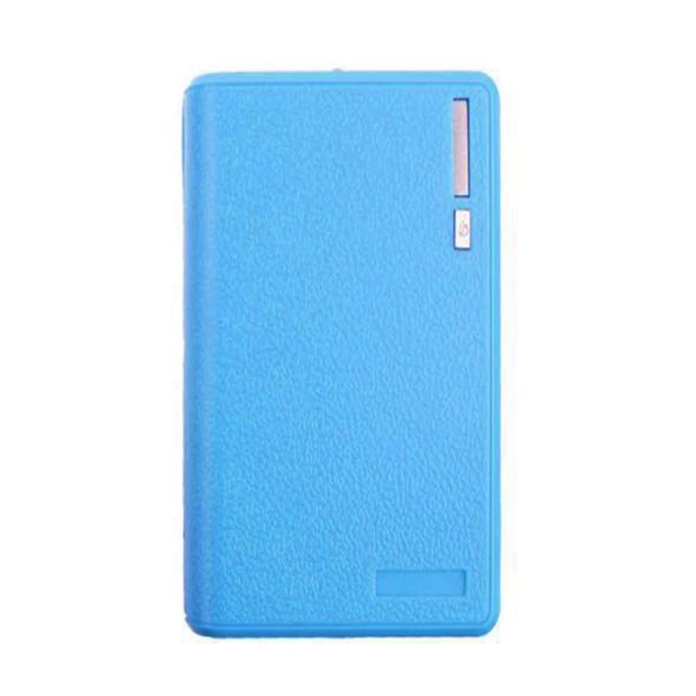 Blue for 6pcs Портативный цифровое мобильное Мощность банковская карта чехол для 4, 6 штук в партии, 18650 Батарея Зарядное устройство чехол Сделай Сам Наборы наружный Micro USB зарядка Box Дело - Цвет: Blue for 6pcs